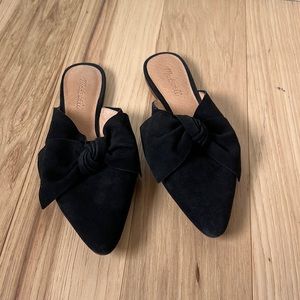 Madewell Bow Mule Slip On Shoes
